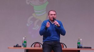 Сергей Сафронов на фестивале Ералаш в Орлёнке